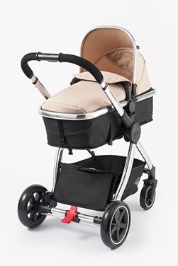 Mothercare 4 wheel journey chrome travel system