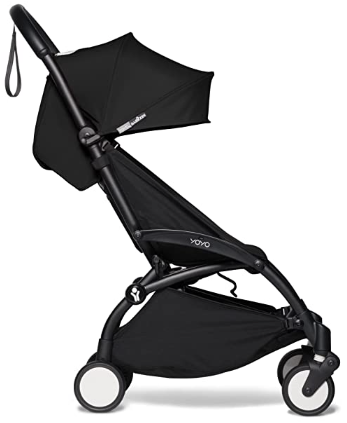 YoYo black stroller for traveling