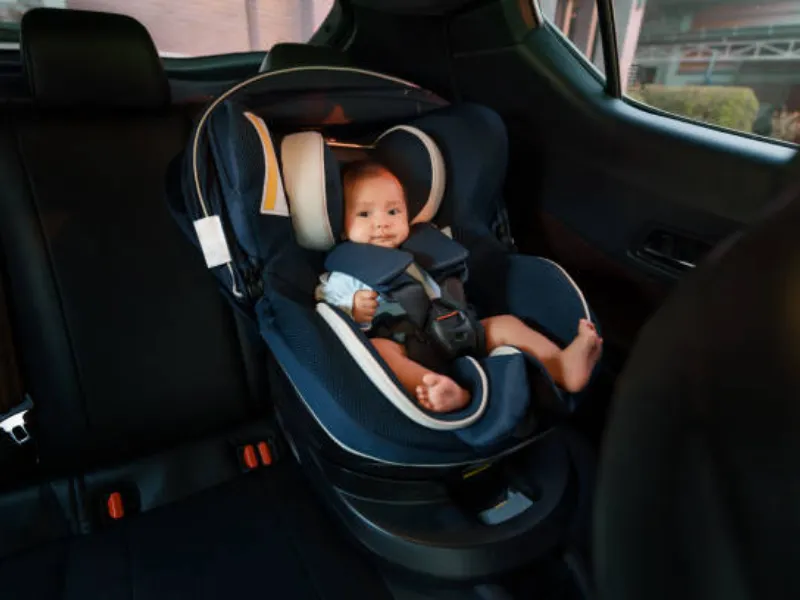 Baby sit in a baby car seat